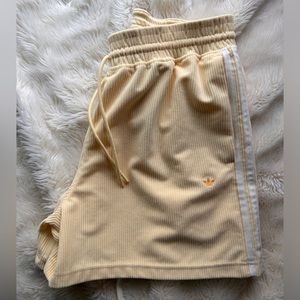 Adidas Men’s Corduroy Shorts, Easy Yellow